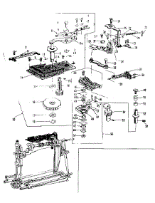Zigzag Guide Assembly parts for Kenmore Mechanical Sewing Machine 158840 from AppliancePartsPros.com