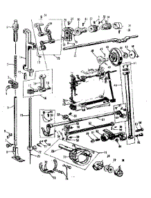 Presser Bar And Shuttle Assembly parts for Kenmore Mechanical Sewing Machine 158840 from AppliancePartsPros.com