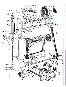 Presser Bar And Shuttle Assembly parts for Kenmore Mechanical Sewing Machine 158904 from AppliancePartsPros.com