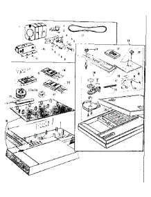 Motor And Attachment Parts parts for Kenmore Mechanical Sewing Machine 158904 from AppliancePartsPros.com