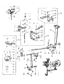 Zigzag Guide Assembly parts for Kenmore Sewing Machine 158921 from AppliancePartsPros.com