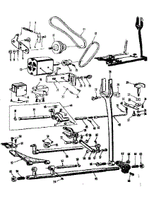 Feed Regulator Assembly parts for Kenmore Electronic Sewing Machine 158923 from AppliancePartsPros.com