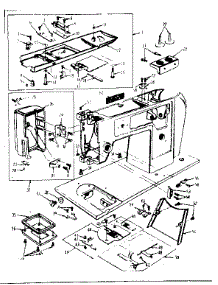Unit Parts parts for Kenmore Sewing Machine 158924 from AppliancePartsPros.com