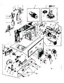 Dial Controls And Face Plate parts for Kenmore Sewing Machine 158924 from AppliancePartsPros.com
