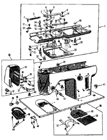 Needle Plate parts for Kenmore Mechanical Sewing Machine 158950 from AppliancePartsPros.com