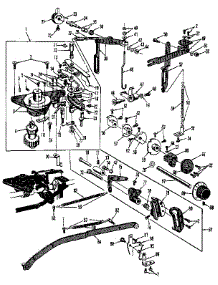 Zigzag Guide Assembly parts for Kenmore Mechanical Sewing Machine 158950 from AppliancePartsPros.com