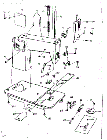 Needle Plate parts for Kenmore Sewing Machine 159263 from AppliancePartsPros.com