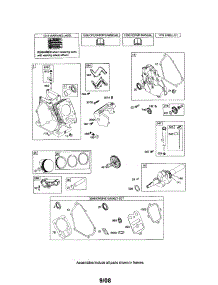 Cylinder / Crankcase / Crankshaft parts for Briggs & Stratton Lawn & Garden Engine 15C100 (0111-0939) from AppliancePartsPros.com