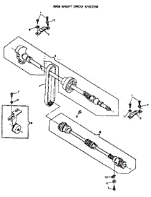 Arm Shaft Drive System parts for Kenmore Sewing Machine 1632 from AppliancePartsPros.com