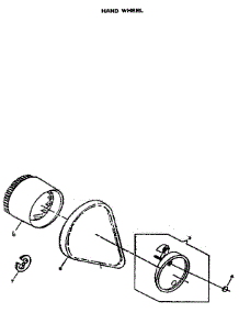 Hand Wheel parts for Kenmore Sewing Machine 1632 from AppliancePartsPros.com