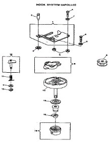 Hook System (Apollo) parts for Kenmore Sewing Machine 16322 from AppliancePartsPros.com