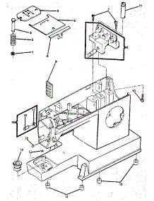 Arm, Bed, Throat Plate & Bed Slide parts for Kenmore Sewing Machine 16331 from AppliancePartsPros.com