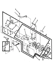 Buttonholer & Feed Regulator Cam parts for Kenmore Sewing Machine 16331 from AppliancePartsPros.com