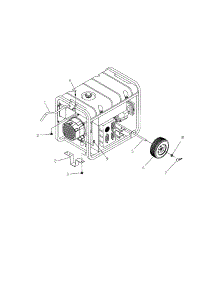 Wheel Kit parts for Generac Generator 1642-1 from AppliancePartsPros.com
