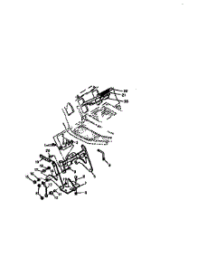 Mower Deck Lift parts for Sabre Front-Engine Lawn Tractor 1646 from AppliancePartsPros.com