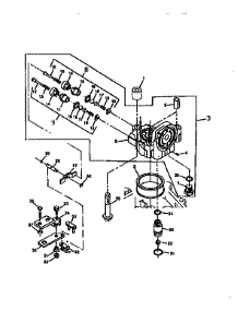 Center Case parts for Sabre Front-Engine Lawn Tractor 1646 from AppliancePartsPros.com