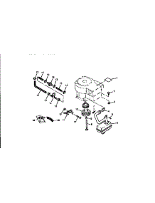 Fuel Line, Muffler, Drive Sheave parts for Sabre Front-Engine Lawn Tractor 1646 from AppliancePartsPros.com