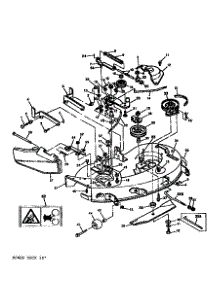 Mower Deck 38" (97Cm) parts for Sabre Front-Engine Lawn Tractor 1646 HYDRO GXSABRD from AppliancePartsPros.com