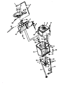 Console / Fuel Tank / Steering Wheel / Pto Lever parts for Sabre Front-Engine Lawn Tractor 1646 HYDRO GXSABRE from AppliancePartsPros.com