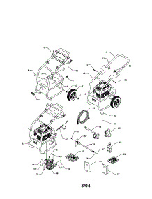 Unit parts for Generac Gas Pressure Washer 1674-0 from AppliancePartsPros.com