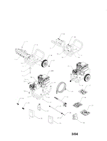 Unit parts for Generac Gas Pressure Washer 1675-0 from AppliancePartsPros.com