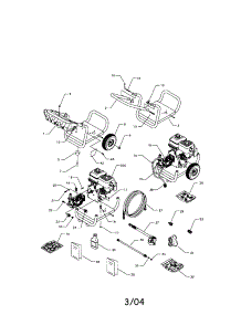 Unit parts for Generac Gas Pressure Washer 1676-0 from AppliancePartsPros.com