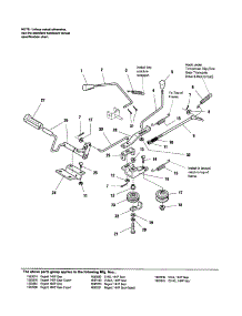 Drive Controls parts for Simplicity Front-Engine Lawn Tractor 1693076 from AppliancePartsPros.com
