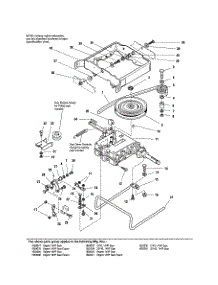 Transmission / Belt / Carrier parts for Simplicity Front-Engine Lawn Tractor 1693086 from AppliancePartsPros.com