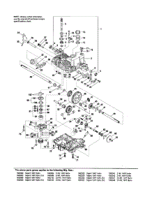 Tuff Torq Transaxle parts for Simplicity Front-Engine Lawn Tractor 1693104 from AppliancePartsPros.com