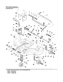 Height Adjustment / Gauge Wheels parts for Simplicity Riding Mower & Tractor 1693189 from AppliancePartsPros.com