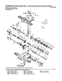 Transaxle-Peerless Mst 205-515B parts for Simplicity Front-Engine Lawn Tractor 1693339 from AppliancePartsPros.com