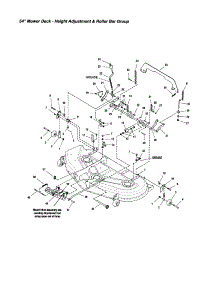 Height Adjustment / Roller Bar parts for Snapper Front-Engine Lawn Tractor 1694621 from AppliancePartsPros.com