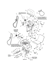 Engine / Frame parts for Snapper Gas Snowblower 1694859 from AppliancePartsPros.com