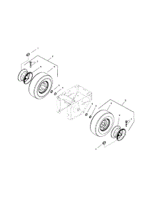 Wheels / Tires parts for Snapper Gas Snowblower 1695313 from AppliancePartsPros.com