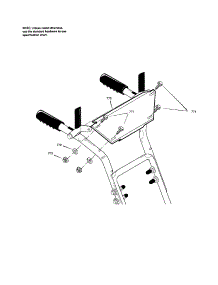 Control Panel parts for Murray Gas Snowblower 1695539 from AppliancePartsPros.com