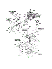 Engine & Frame parts for Snapper Gas Snowblower 1696003 from AppliancePartsPros.com