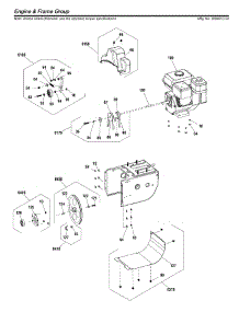 Engine & Frame parts for Briggs & Stratton Gas Snowblower 1696610-03 from AppliancePartsPros.com