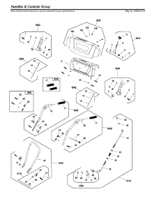 Handles & Controls parts for Briggs & Stratton Gas Snowblower 1696610-03 from AppliancePartsPros.com