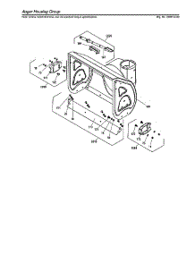 Auger Housing parts for Briggs & Stratton Gas Snowblower 1696614-00 from AppliancePartsPros.com