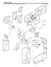 Controls parts for Briggs & Stratton Gas Snowblower 1696614-04 from AppliancePartsPros.com