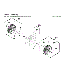 Wheels & Tires parts for Briggs & Stratton Gas Snowblower 1696614-04 from AppliancePartsPros.com