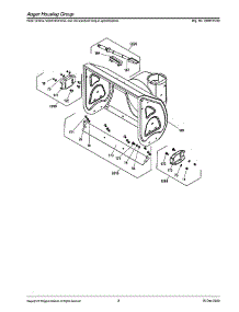 Auger Housing parts for Briggs & Stratton Gas Snowblower 1696619-00 from AppliancePartsPros.com