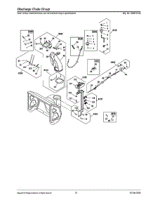 Discharge Chute parts for Briggs & Stratton Gas Snowblower 1696619-00 from AppliancePartsPros.com