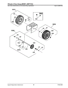 Wheels & Tires parts for Briggs & Stratton Gas Snowblower 1696619-00 from AppliancePartsPros.com