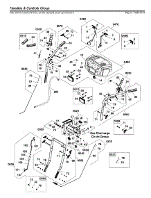 Handles & Controls parts for Briggs & Stratton Gas Snowblower 1696619-04 from AppliancePartsPros.com