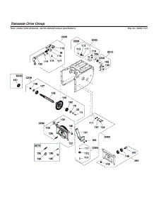 Transaxle Drive parts for Briggs & Stratton Gas Snowblower 1696619-04 from AppliancePartsPros.com