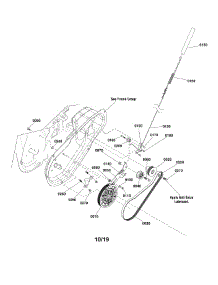 Auger Drive parts for Briggs & Stratton Gas Snowblower 1696950-00 from AppliancePartsPros.com
