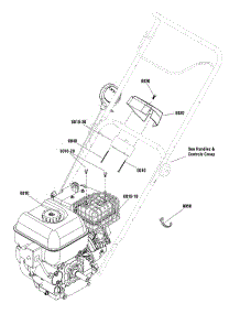 Engine parts for Briggs & Stratton Gas Snowblower 1696950-00 from AppliancePartsPros.com