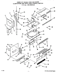 Pedestal parts for Roper Gas Range 1745*0A from AppliancePartsPros.com
