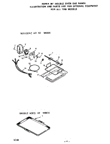 Optional parts for Roper Gas Range 1745*0A from AppliancePartsPros.com